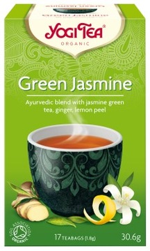 Yogi Tea чай зеленый жасмин Bio17X1. 8garjmine