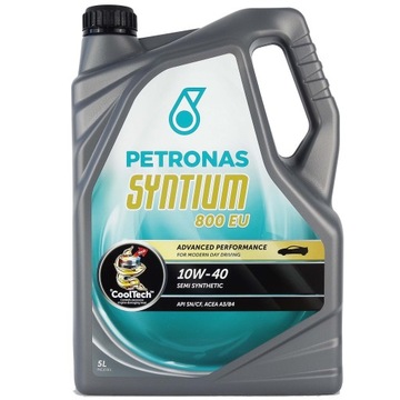 PETRONAS SYNTIUM 800EU 10W40 5L API SN API CF ACEA A3 B4