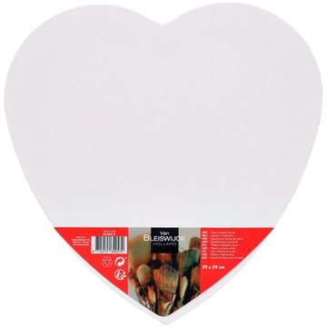Картина холст в форме сердца 29X29 см сердце