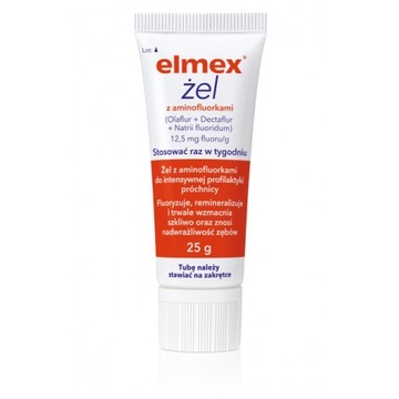 Elmex гель 12,5 мг фтора / г фторированный гель 25 г