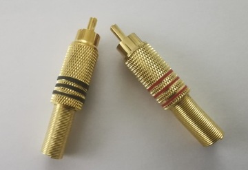 Разъем RCA злотый 10 шт.