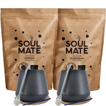 Набір енергії Yerba Soul Mate для двох Bombilla