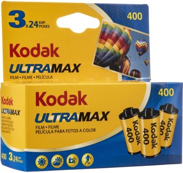 Набор из 3 фильмов Kodak Ultramax 400/24