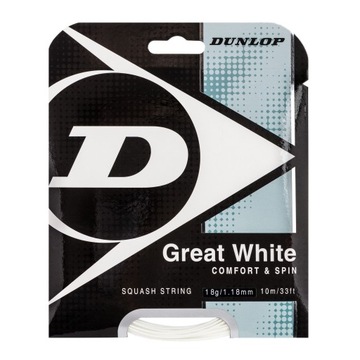 Сквош-сквош Dunlop Bio Great sq. 10 м белый