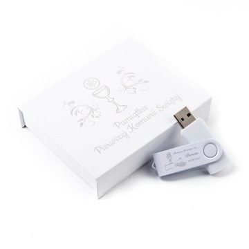 Флеш-накопитель Twister 64 ГБ USB 2,0 + белая коробка для Магнита + гравер и причастие