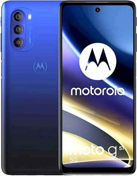 Смартфон Motorola G51 4GB / 128GB Indigo Blue Синій
