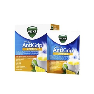 Vicks Antigrip Complex 500 мг+200 мг + 10 мг 10 САС