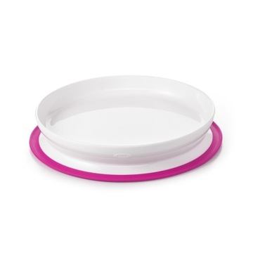Тарелка OXO с силиконовой присоской stable Pink