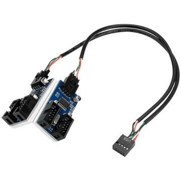 HC427 9 Pin USB2.0 концентратор адаптер один на четыре платы