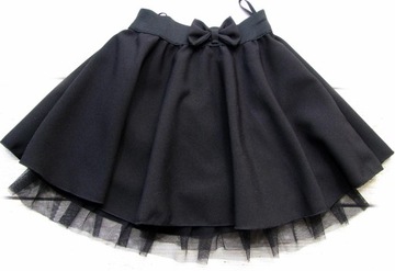 146 гала-юбка школьная юбка bs523 черный
