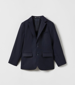 Zara темно-синий пиджак премиум-класса с шерстью 134