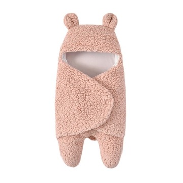 Новорожденный зимний пушистый плюшевый медведь Супер мягкий пеленальный коврик