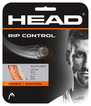 Теннисный трос Head RIP CONTROL set 12M. orange 1,25 мм