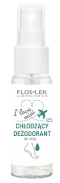 Floslek я люблю мини охлаждающий дезодорант для ног дорожная версия 30 мл