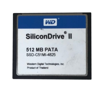 Карта пам'яті SiliconDrive CompactFlash 512MB