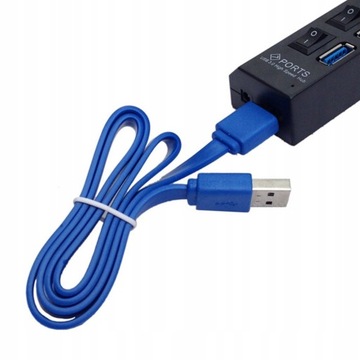 Высокая скорость USB3. 0 концентратор 4 порта USB 3.0 концентратор с ВКЛ