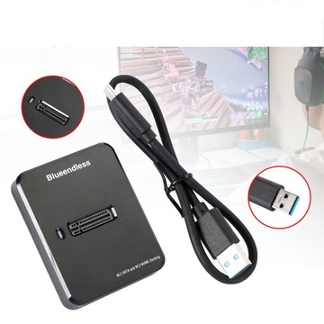 Док-станція з адаптером для накопичувачів M. 2 NVME і SSD USB (класичний і C)