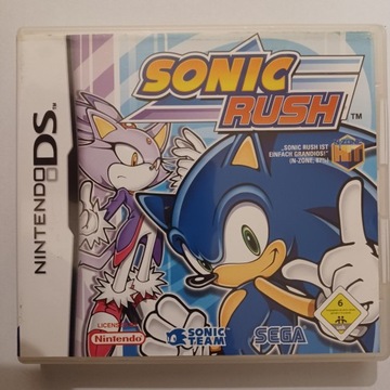Sonic Rush, Nintendo DS, без буклету