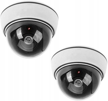 2x манекен камери відеоспостереження купольна камера LED 3x AAA Professional
