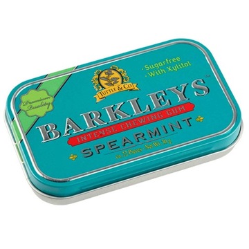 Barkleys Spearmint жевательная резинка интенсивно Мятная без сахара 30 г США