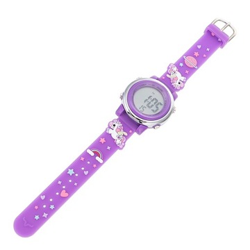 Цифровий годинник для дівчаток Toddler Purple