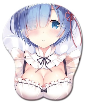 3D Sexy Anime Girl Chest Pad Mouse