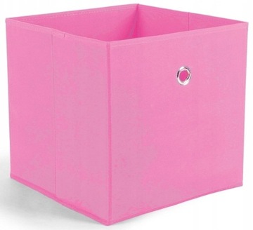 Ручний ящик контейнер кошик для іграшок рожевий