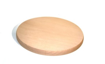 Разделочная доска деревянная круглая 25 см