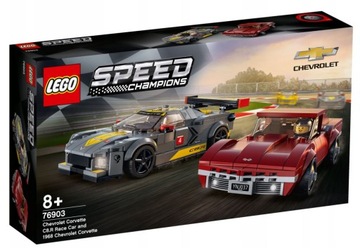 LEGO 76903 Chevrolet Corvette 1969 і C8.R 76903