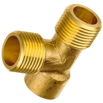 Трійник розподільник для компресора фітинг 2 x 3/8 "до 1/4"