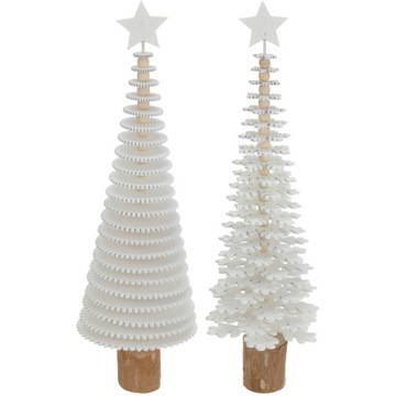 Деревянная рождественская елка белый орнамент украшение головной убор 1шт.
