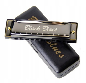 Блюзовая губная гармоника Black Blues C орган