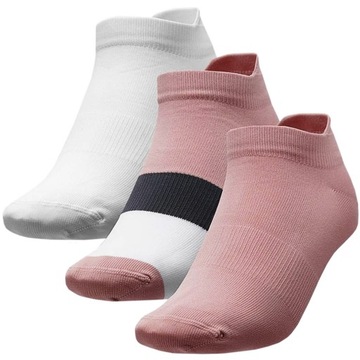 Женские носки 4F светло-розовый, многоцветный 39-42