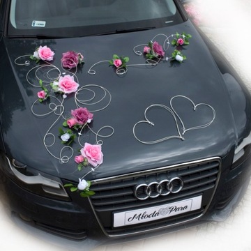 EMILA LenaDekor dekoracja samochodu samochód ślubu