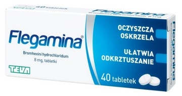 Флегамін, 8 мг, 40 таблеток