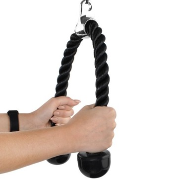 Мотузка ручка Атлас верхній нижній підйомний трос для трицепса для вправ