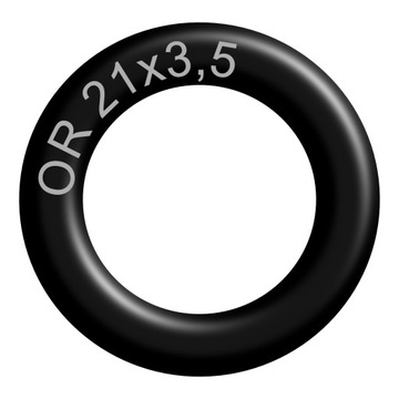Уплотнительное кольцо 21X3. 5 NBR70 резиновое маслостойкое (1 шт.)