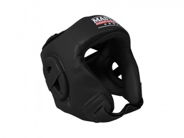 Боксерский шлем Masters Fight Equipment KTOP-PU S черный