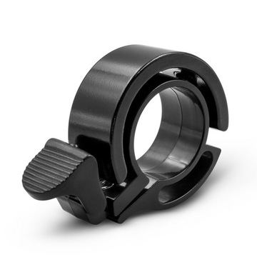 Велосипедный звонок кольцо громкий универсальный для руля черный 22,2 мм