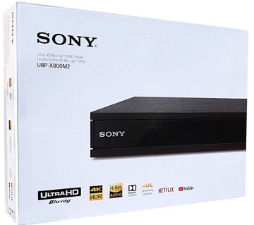 Проигрыватель Blu-Ray DVD CD Sony UBP-X800M2 4K Ultra HD Dolby Vision 3D WiFi
