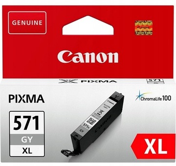 Чернила Canon CLI-571GY XL серый оригинал 0335c001