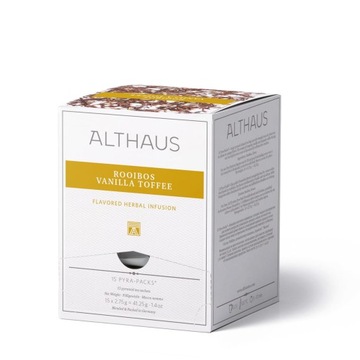 Чай Althaus-Rooibos Vanilla Toffee-Pyra Pack