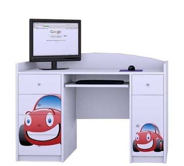 Письменный стол HAPPY B01-белый-комната вашего ребенка