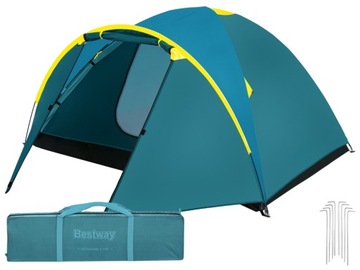 Туристическая палатка Active Ridge 4 местный Bestway 68091 новая модель 2024