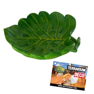 Чаша для террариума декоративный лист 15x13,5x3, 5 см Reptile Nova