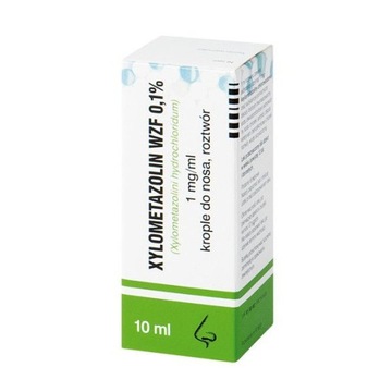 Ксилометазолин WZF 0,1%, капли для носа, 10 мл