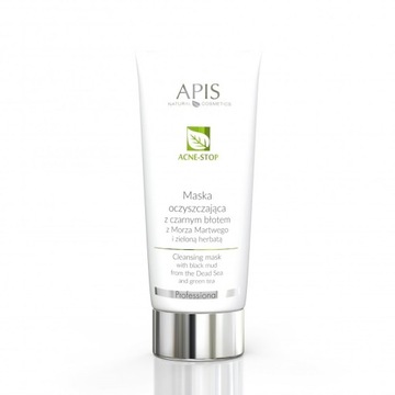 Apis Acne Stop очищающая маска с черным блотом