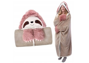 Лінивець ковдру з рукавами теплий подарунок