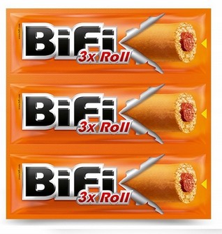 BIFI * ROLL 3X 45G ХОТ-ДОГ КАБАНОС САЛЯМИ 3ШТ