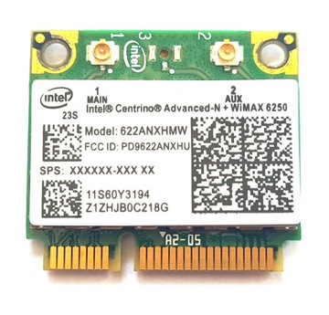 WiFi карта INTEL 6250 2.4 / 5GHz Lenovo 60y3194